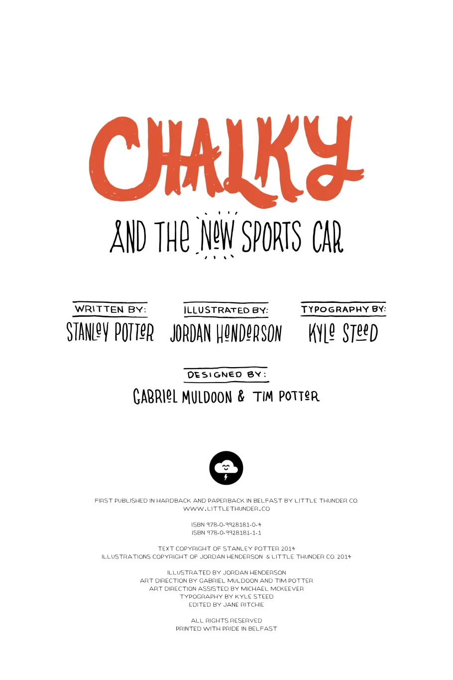Pages from the Chalky and the New Sports Car book