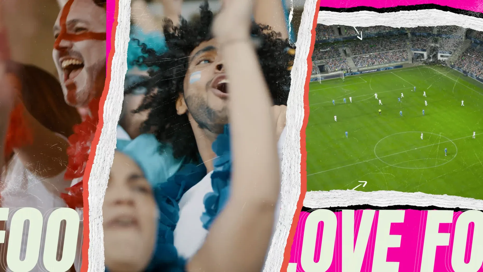 A scene from the Football PX advertisement