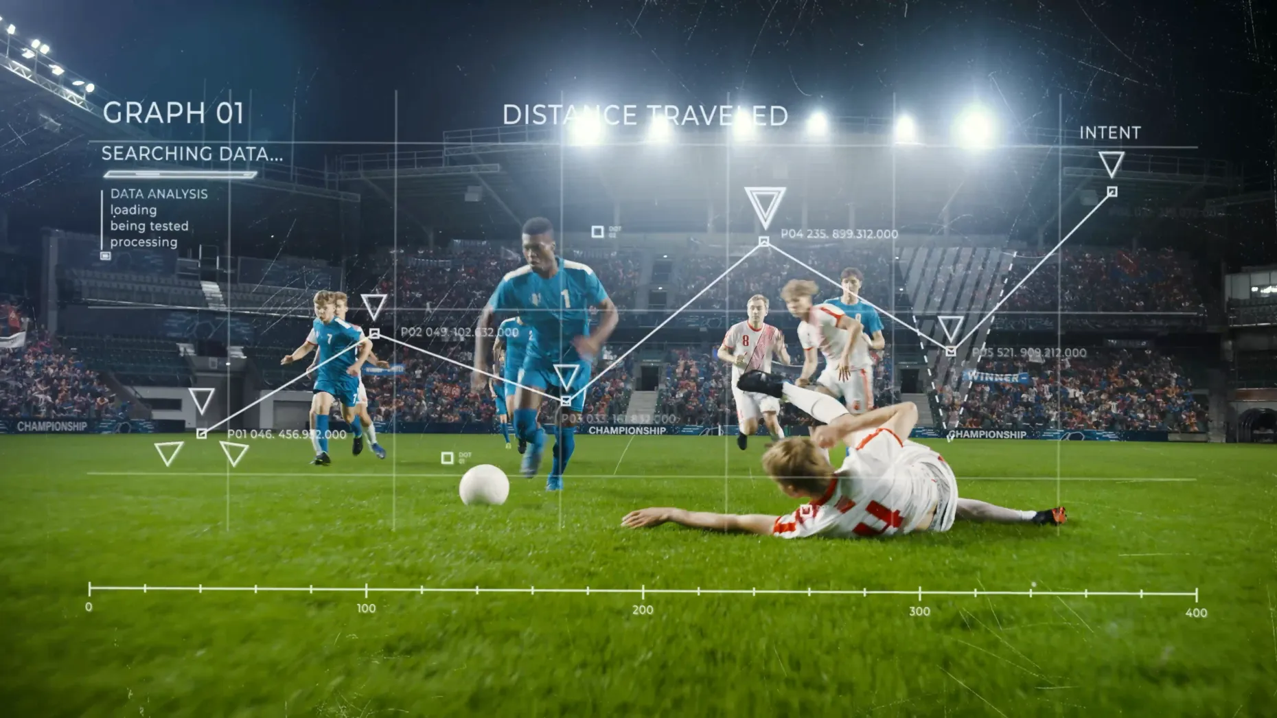 A scene from the Football PX advertisement