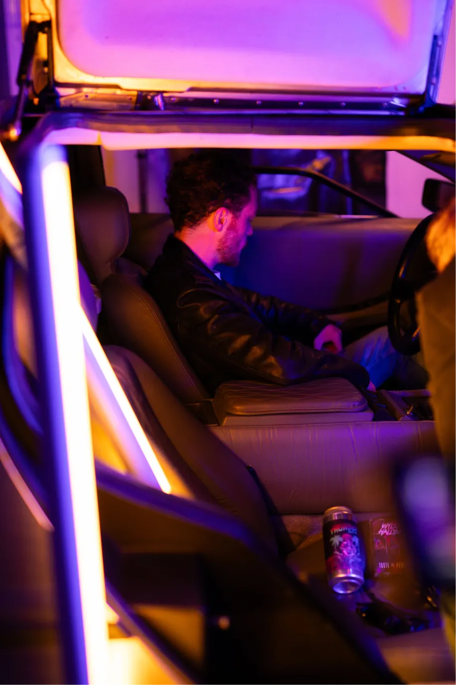 A behind the scenes look at the Tropical Thunder advertisement