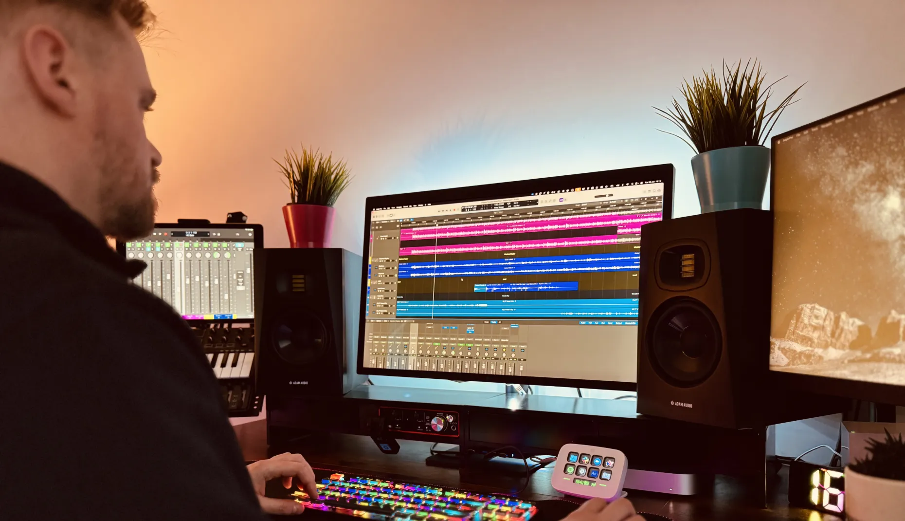 Song production for the Tropical Thunder advertisement